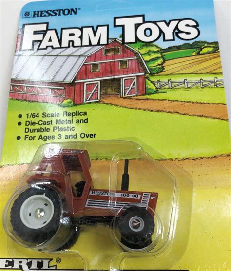 164 Hesston 100 90dt Mfd Tractor With Cab Ertl