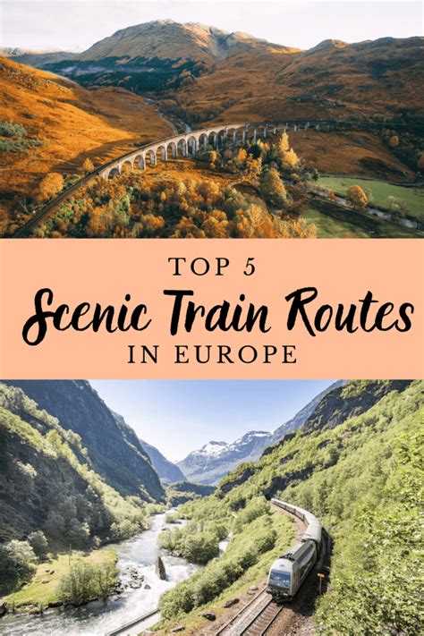 Top 5 Scenic Train Routes in Europe