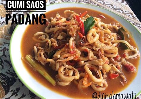 Resep Cumi Saos Padang Oleh Dini Rahmawati Cookpad