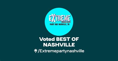 Voted BEST OF NASHVILLE Instagram Facebook TikTok Linktree