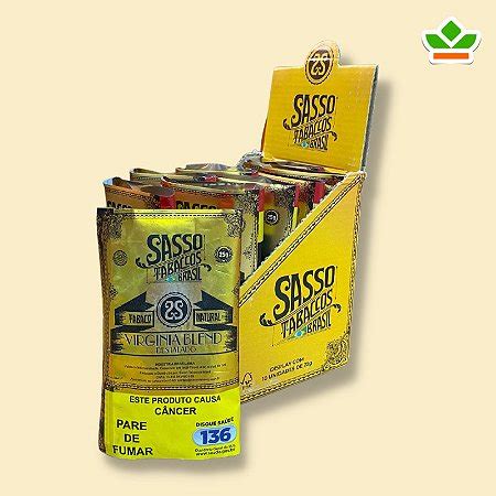 Tabaco Sasso Virginia Blend Suavidade E Notas Adocicadas Tabacaria