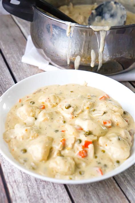 Easy Chicken and Dumplings with Biscuits - THIS IS NOT DIET FOOD