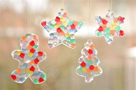 Melted Bead Ornaments Pony Bead Christmas Ornaments