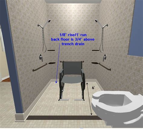 Accessible Roll-in Shower Design