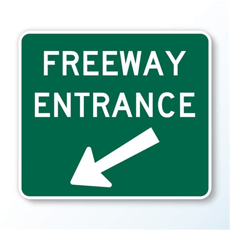 Freeway Entrance (with arrow) – Correction Enterprises