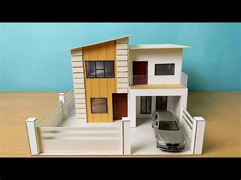 How to Make Simple Miniature House | Modern House Design - YouTube