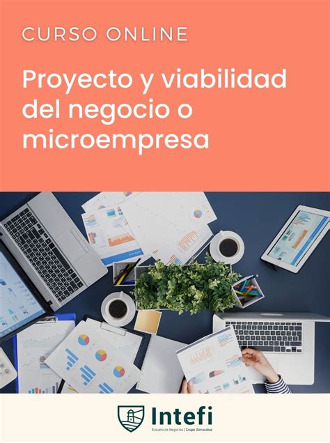 Curso Proyecto Y Viabilidad Del Negocio O Microempresa EmprendePyme