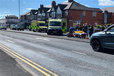 Cyclist Rushed To Hospital After Collision With Motorcyclist In Preston