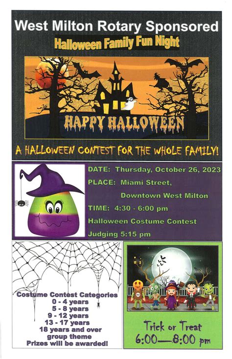 Rotary Halloween Family Fun Night - West Milton, OH