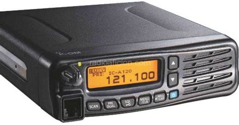 Com Vhf Icom Ic A120e Ricetrasmettitore Aeronautico Vhf Da Base