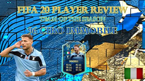 FIFA 20 PLAYER REVIEW TOTSSF CIRO IMMOBILE TOTS IMMOBILE Ultimate