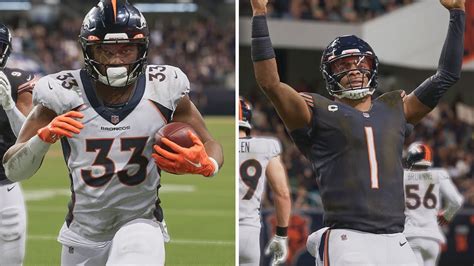 Broncos Vs Bears Week 4 Simulation Madden 24 Rosters YouTube