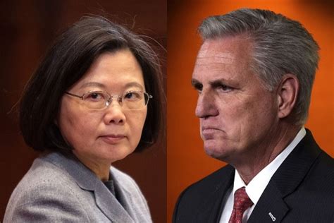 Chicken Out Us House Speaker Mccarthy And Taiwanese President Tsai To Meet In California