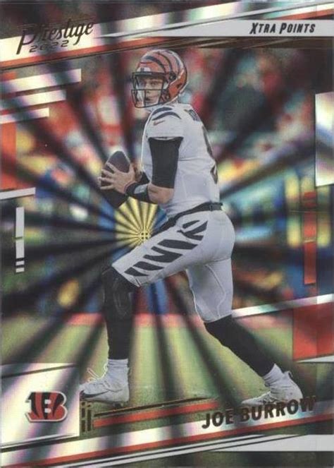 2022 Panini Prestige Xtra Points Sunburst 57 Joe Burrow For Sale