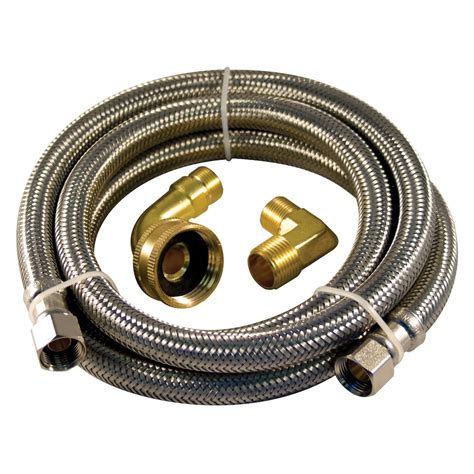 Aqua Dynamic 72 Inch Stainless Steel Dishwasher Flex Connector Kit The Home Depot Canada