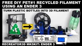 The Recreator 3D Community Bottle Cutter RECYCLE PET 1 Plastic