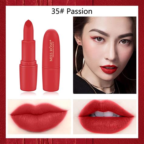 Miss Rose Lipstick Sexy Lip Color Cosmetics Waterproof Long Lasting