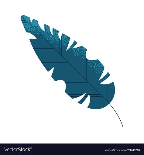 Tree palm leaf Royalty Free Vector Image - VectorStock