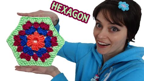 Crochet Granny Hexagon Pattern Tutorial YouTube