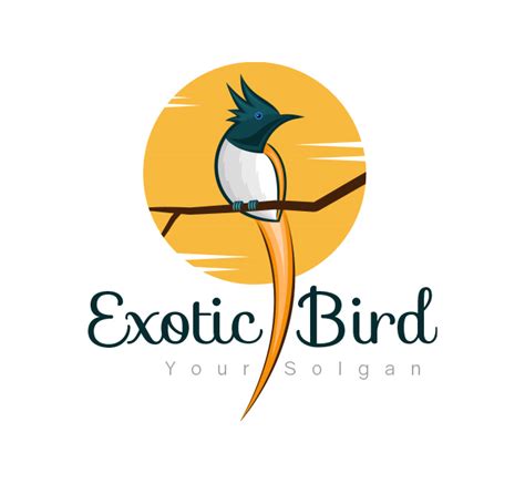 Exotic Bird Logo & Business Card Template - The Design Love