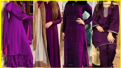 Purplevoilet Colour Dress Designing Ideas 2021 Purple Colour