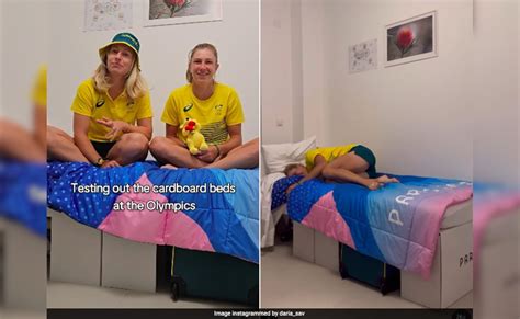 Athletes Test Anti Sex Beds At Paris Olympics Share Videos On Instagram Olympics News