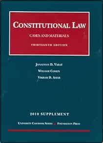 Amazon Constitutional Law Cases And Materials 13th 2010