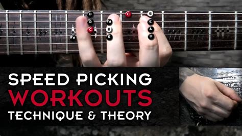 Speed Picking Workouts Technique Theory Guitar Lesson Youtube