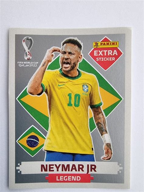 Panini WK 2022 Extra Sticker Neymar Jr Silber Acheter Sur Ricardo