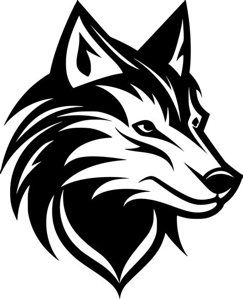 Lobo Minimalista Y Sencillo Silueta Vector Ilustraci N