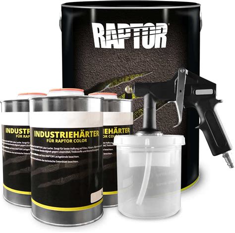 UPOL RAPTOR Lack RAL Farben im Gebinde Kit Transportflächen