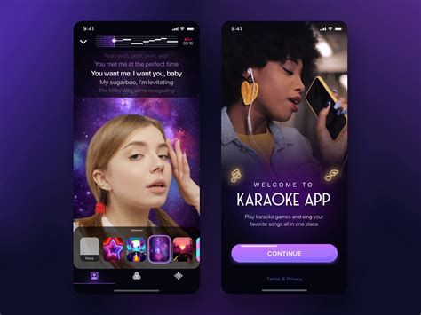 Karaoke Mobile App with Video Effects 🎤 by Vitali Stsiapanau 🎵 for Gismart on Dribbble