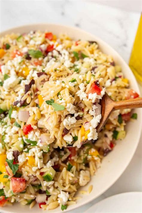 Greek Orzo Pasta Salad Alekas Get Together