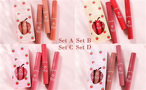 Amazon Piece Nude Matte Lipstick Set Natural Nude Lipstick