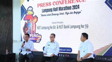 Sekdaprov Fahrizal Luncurkan Lampung Half Marathon 2024 Jabar Oke News