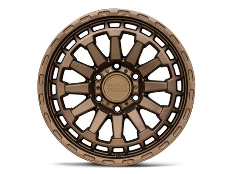 Black Rhino Silverado 1500 Raid Matte Bronze 6 Lug Wheel 17x8 5 0mm