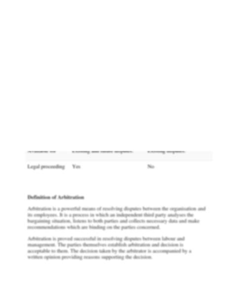 Solution Difference Between Arbitration And Conciliation Full Notes