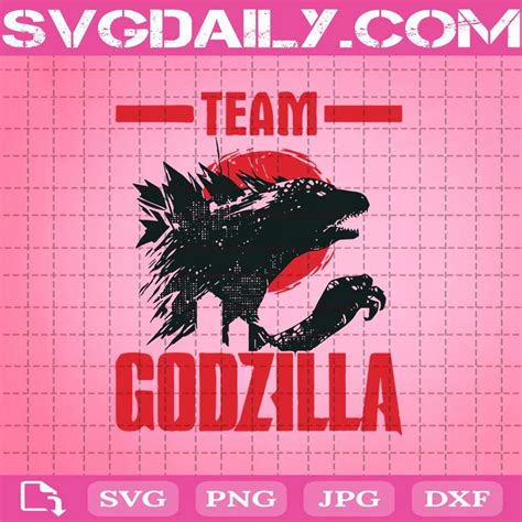 Team Godzilla Svg Daily Free Premium Svg Files