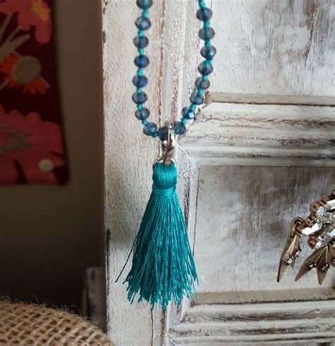 Such A Simple Beaded Tassel Necklace Adds So Much Personality With A