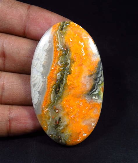 Bumble Bee Jasper Cabochon X Mm Natural Bumble Bee Gemstone