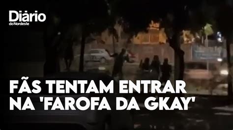 F S Derrubam Grade E Tentam Entrar Na Farofa Da Gkay Em Fortaleza