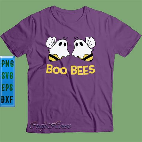 Boo Bees Svg Halloween Svg Halloween Party Boo Bees Png Halloween