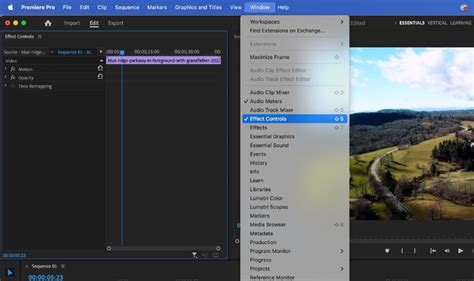 How To Open Add Effect Controls In Premiere Pro Envato Tuts