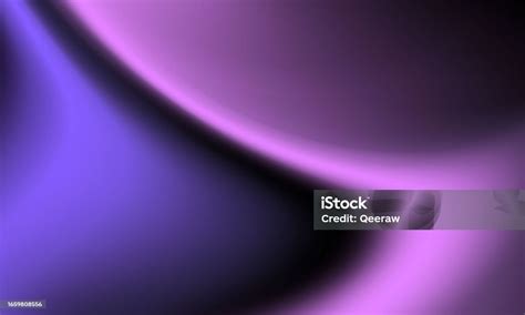 Abstract Wallpaper With Wavy Bright Purple And Pink Gradient Stock Illustration Download Image