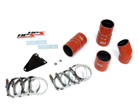 Hps Hot And Cold Side Charge Pipe With Cac Hose Intercooler Boots 03 07