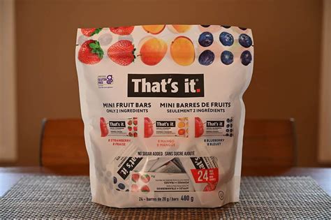 Costco Thats It Mini Fruit Bars Review Costcuisine