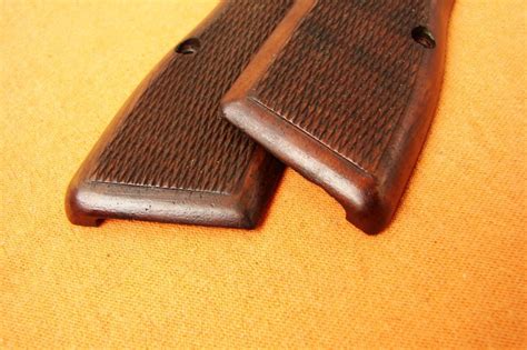 Hp Browning Fn High Hi Power P Grips Genuine Militaria Grips