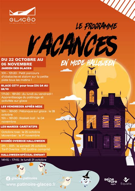 Le Programme Vacances En Mode Halloween Glac O