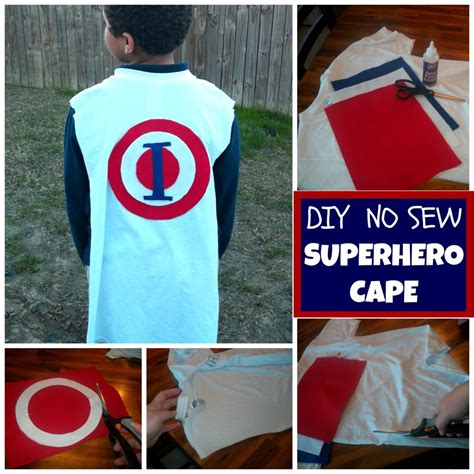 DIY No Sew Superhero Cape #DIY - Acadiana's Thrifty Mom