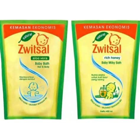 Jual Zwitsal Natural Baby Milk Bath Rich Honey Hair Body Aloe Vera